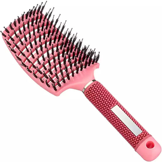 Niobe Professional Perie Plat Pentru Păr Roz