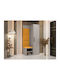 Hartford 524 Eingangsmöbel mit Spiegel & Garderobe 82x50x191cm