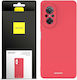 Spacecase Umschlag Rückseite Silikon Rot (Huawei Nova 9 SE)