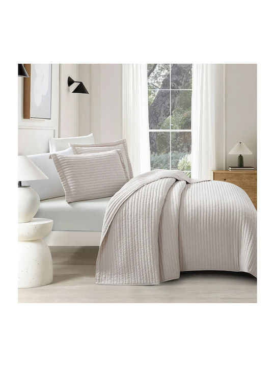 Liolios Home Κουβερλί Υπέρδιπλο Beige 220x240cm