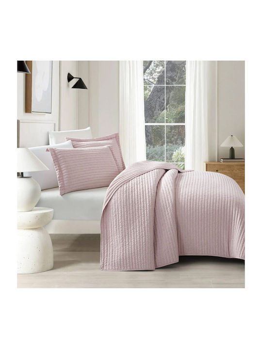 Liolios Home Κουβερλί King Size Dusty Rose 260x240cm