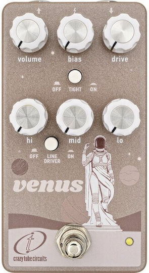 Crazy Tube Circuits Super Venus Педал Електрическа китара
