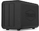 TerraMaster D5 NAS Tower with 2 slots for HDD/SSD