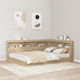 vidaXL Wooden Beige Bed Headboard 140x76.5cm