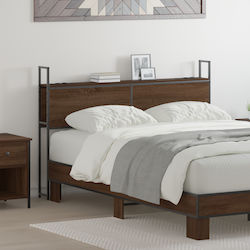 vidaXL Wooden Bed Headboard Brown 160cm
