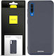 Spacecase Back Cover Σιλικόνης Μαύρο (Galaxy A50)