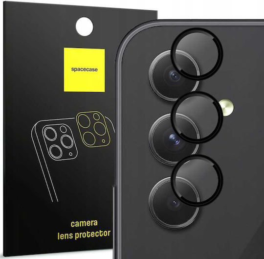 Spacecase Протектор за камера Закалено стъкло Черен за Galaxy A54 5G