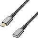 LogiLink USB 3.2 Cable USB-C Male - USB-C Female 100W PD Black 2m CUA0109