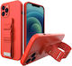 Hurtel Rope Back Cover Silicon Roșu (Galaxy S22...