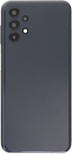 Akkuabdeckung + Rückkamera-Linsenrahmen Samsung Galaxy A13 Schwarz