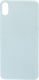Apple Iphone Xs Max Battery Door Adhesive Large Hole Version White Logo Oem