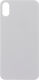 Apple iPhone X Battery Door Adhesive Large Hole Version White Logo OEM