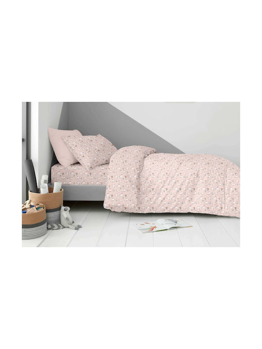 Astron Italy Kids Quilt Single Fairy Unicorn Pink 160x240cm