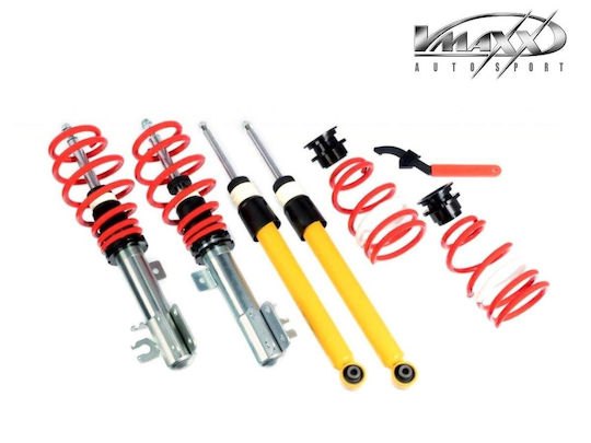 Adjustable Suspension Height Hardness V-maxx Audi A3 8p Seat Leon 1p Vw Golf 5 Up To 1105kg 4 Pcs 70 Av 13/55
