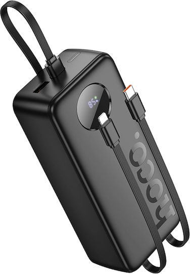 Hoco J132B Power Bank 20000mAh 20W με Θύρα USB-A και Θύρα USB-C Power Delivery Μαύρο