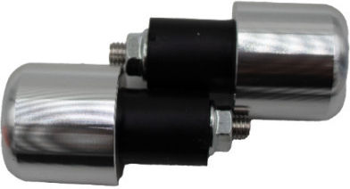 Xinli Handlebar Counterweights in Silver color