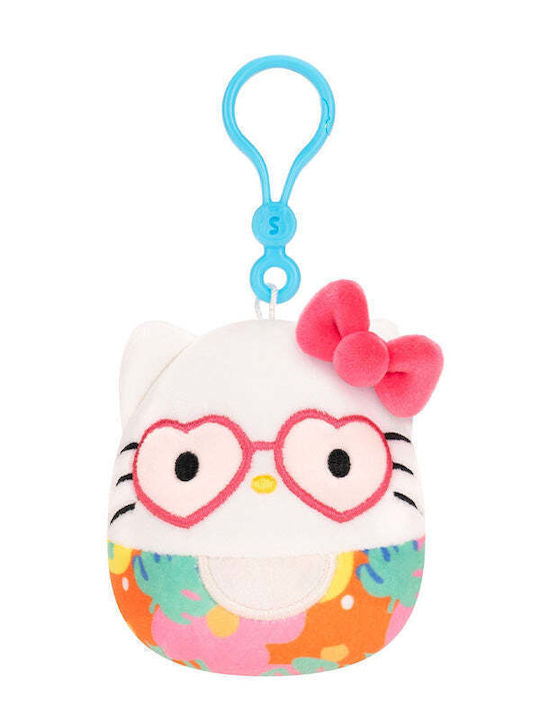 Jazwares Squishmallows Tropical Food Λούτρινο Μπρελόκ Hello Kitty 9 Εκ