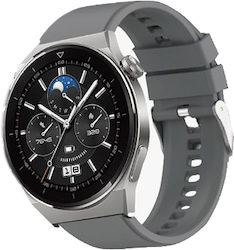 Andowl V5 Stainless Steel Smartwatch Gray