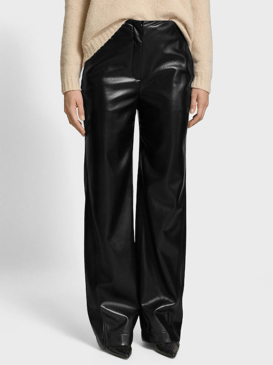 Timiras Women's Fabric Trousers Black