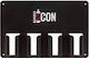 Βάση Τοίχου Κουρευτικών Μηχανών Barber Icon 4 Θέσεις
