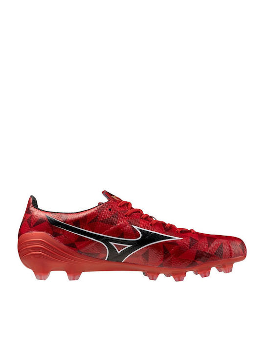 Mizuno Ii Japan Football Shoes with Cleats Red