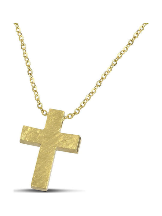 Themelidis Jewels Ανδρικός Χρυσός Σταυρός 14Κ Δ...