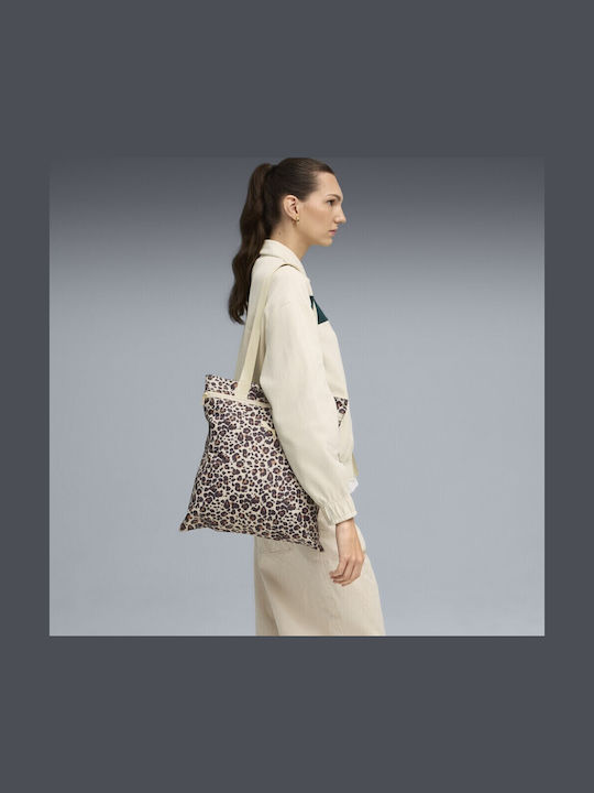 PUMA Tote Almond Animal Print Women's Bag Tote ...