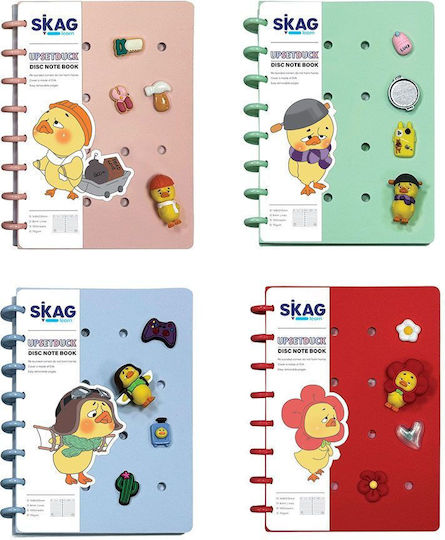 Skag Heft Geregelt 100 Blätter 1Stück (Μiverse Designs)