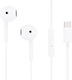 Grab 'n Go Wired Usb-c Headphones Built-in Microphone Remote Control White