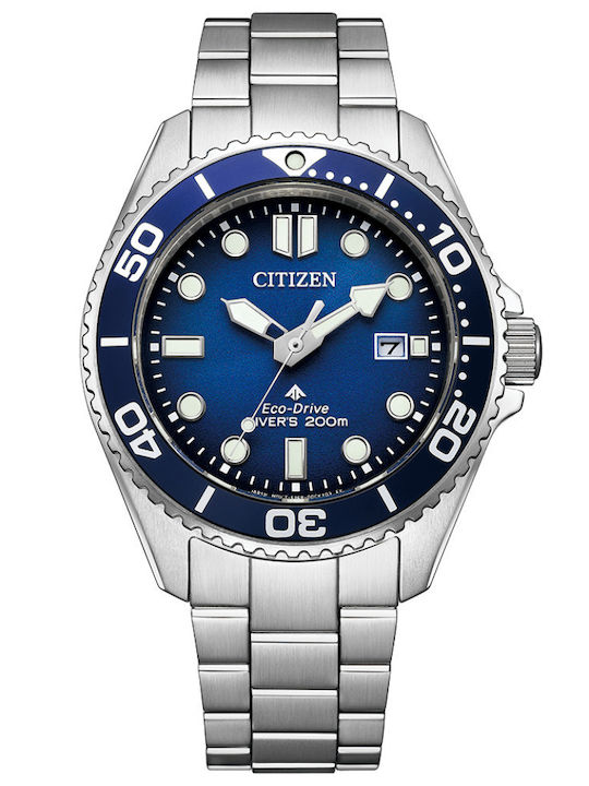 Citizen Men's Watch 40mm Battery with Silver Metal Bracelet