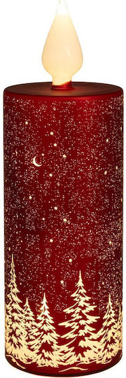 Iliadis The translated Liquid template in German language: Weihnachtskerzen & Kerzenständer Kerze Rot Batterie 27x9cm.