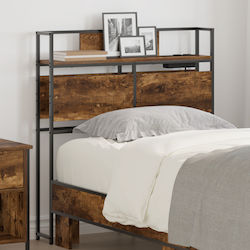 vidaXL Hölzernes Kopfteil Für Bett Mit Rauchfic...