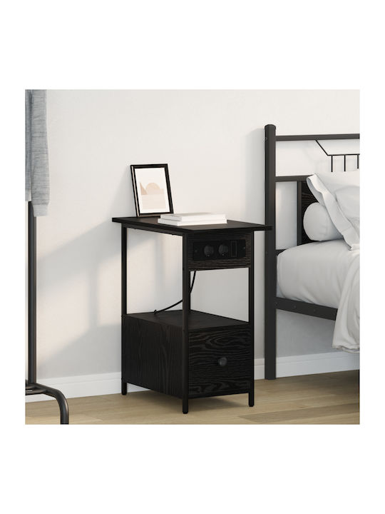 Nachttisch Black oak 60x30x61cm