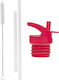 A Little Lovely Company Spare Set Lid Straw Brush Cherries