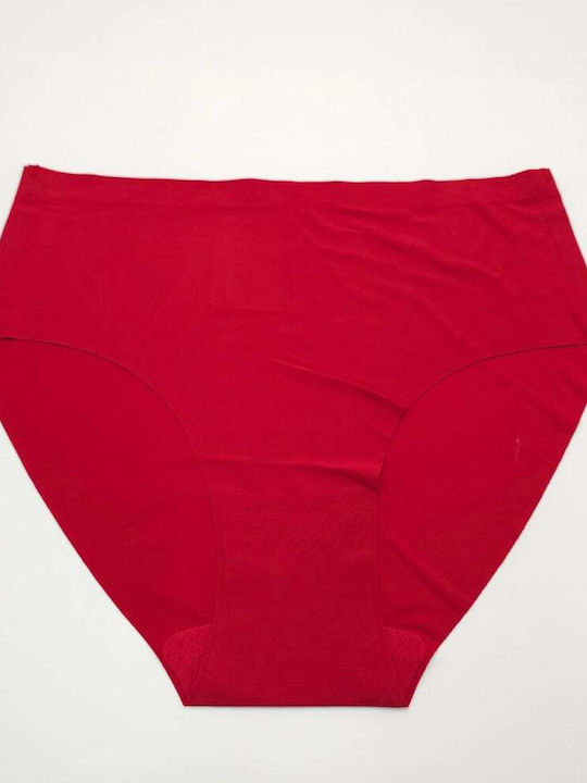 Dyana Damen Slip Nahtlos Burgundy