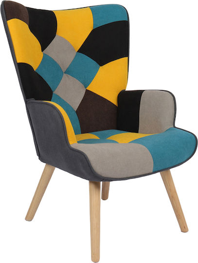 Briar 73x69x96см Yellow/blue Patchwork