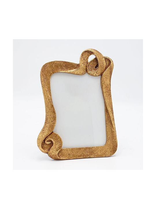 Polyresin Photo Frame With Gold Frame
