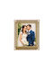 Polyresin Photo Frame With Gold Frame