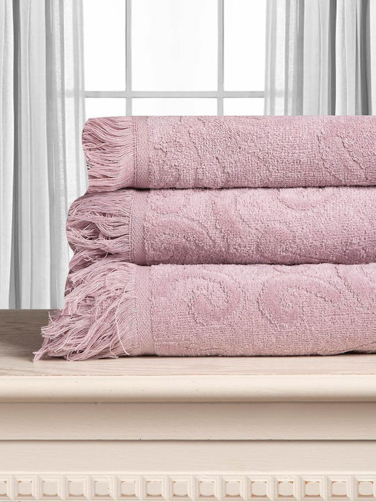 Silk Fashion Hand Towel Alicia 40x60cm Mauve We...