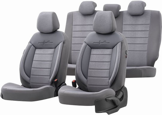 Luxury Velour Upholstery Orthopedic Covers Front Rear Seats