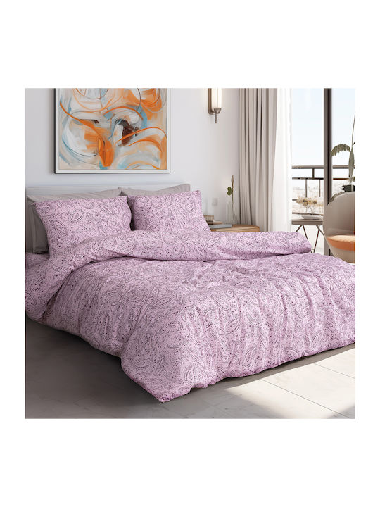 Beauty Home Aelia Αrt 12257 Set Coverlet Single Lila 160x240cm