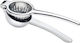 Hand Press Lemon / Lime made of Stainless Steel in Silver Color
