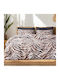 Beauty Home Комплект Пухено Единично 160x240бр Rea Art 12259 Въглени 2бр