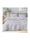 Beauty Home Art 12261 Σετ Μαξιλαροθήκες με Φάσα Γκρί 52x72εκ.