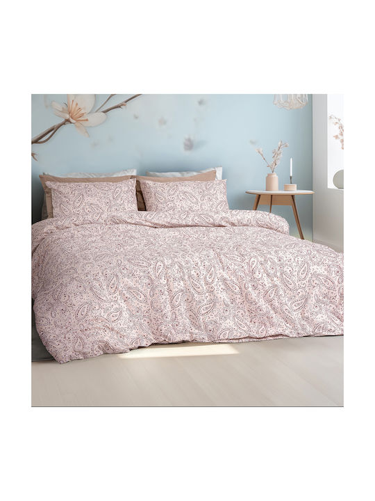 Beauty Home Art 12256 Σετ Μαξιλαροθήκες με Φάσα Μπεζ 52x72εκ.