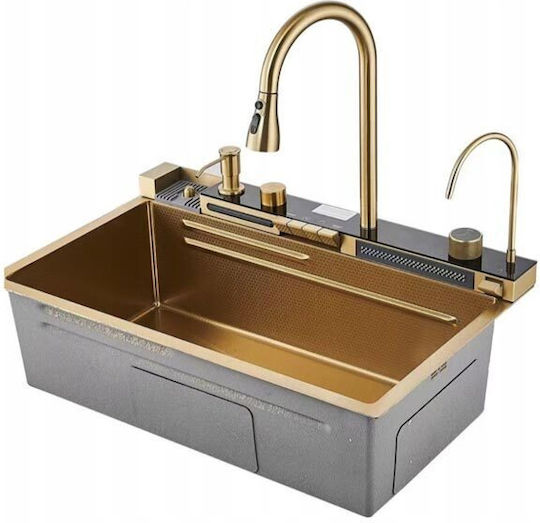 Ένθετος Inox Μ75xΠ45cm Χρυσός Ένθετος Inox Μ75xΠ45cm Χρυσός