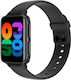 FiT Cloud Pro Aluminium 44mm Smartwatch με Παλμογράφο (Μαύρο)