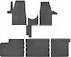 Rubber Car Mats Volkswagen Transporter T5 T6 6 Seats 2003-2024
