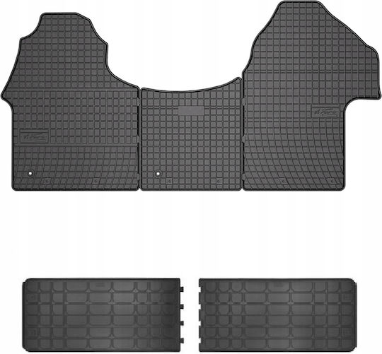 Rubber Floor Mats New Mercedes Sprinter W907 From 2018 Doka Crew Cab 7 Seats
