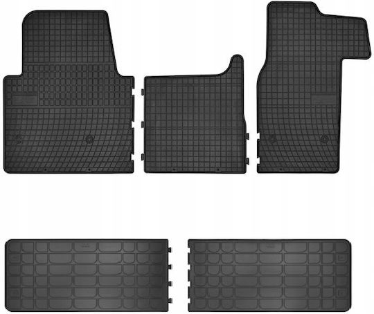 Nissan Nv400 2011-2024 Covorașe Auto Din Cauciuc Pentru Cabina Crew Cu 7 Locuri